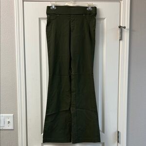 Olive Green Flared INC Pants